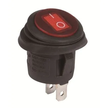 防水丸型ロッカースイッチにはスナップアクション機構がありますか?